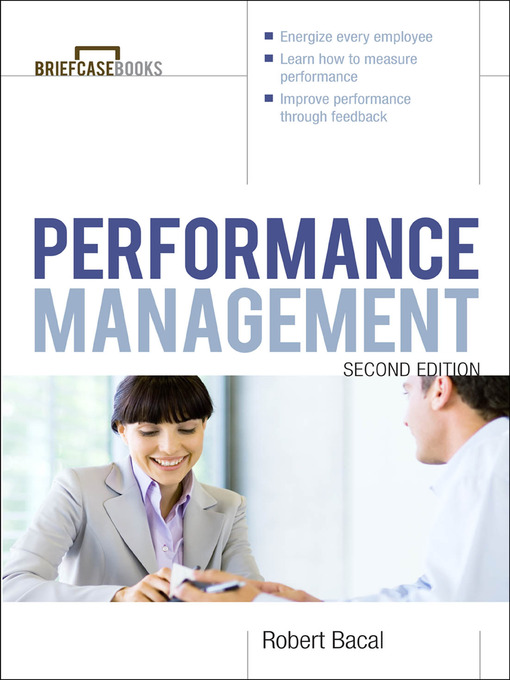 Title details for Performance Management by Robert Bacal - Available